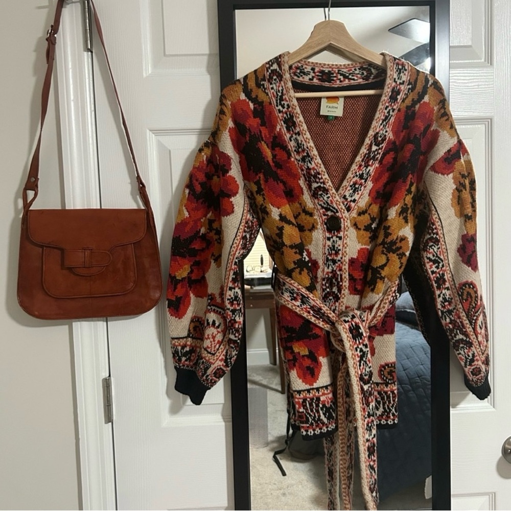 Farm Rio Winter Tapestry Cardigan— RE-LISTED - Picture 5 of 6